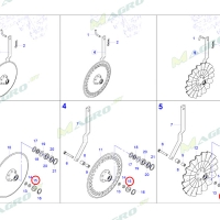 Крышка ступицы дискового сошника 54202065, оригинал
