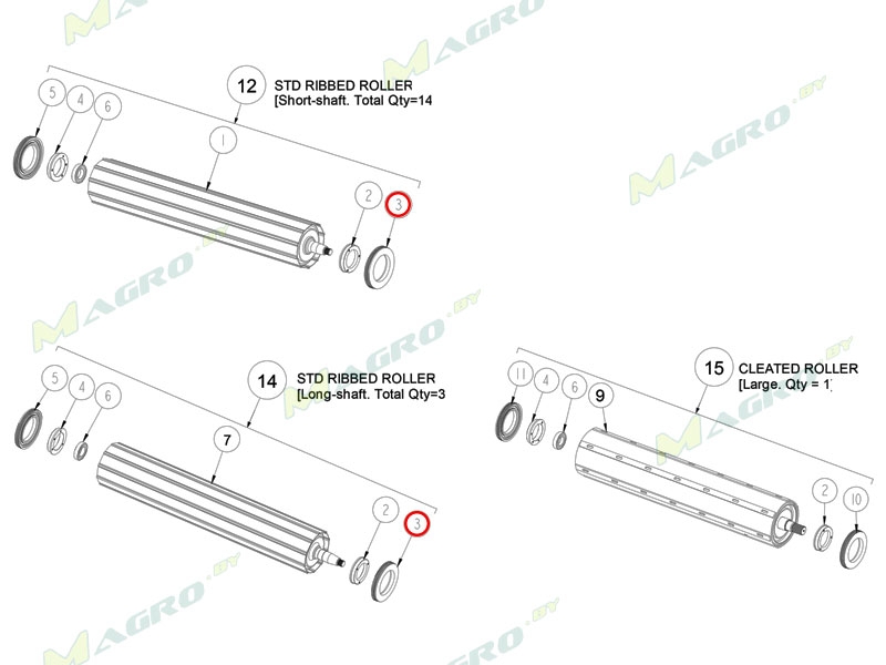 Крышка вальца CPL00052, оригинал
