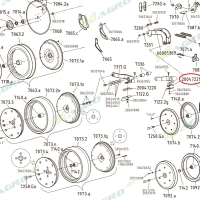 Направляющая чистика 20047220, аналог Венгрия