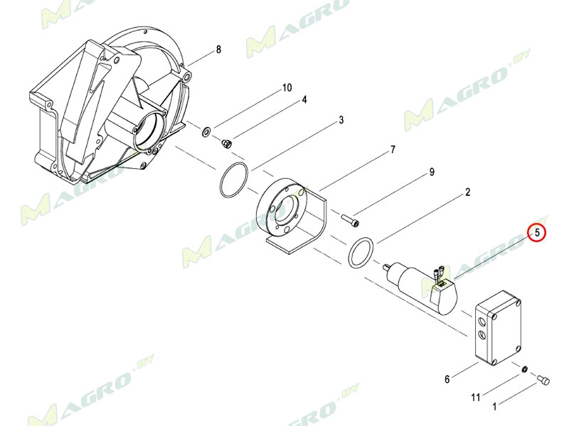 Электропривод AC689350, оригинал