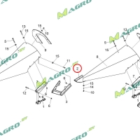 Носок КПС-4-0527020 (1.323.952), наконечник металл. боковой оригинал