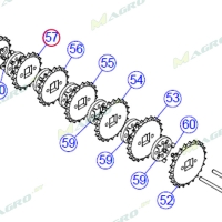 Звездочка блока Z=18 41083218
