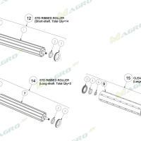 Крышка вальца CPL00053, оригинал