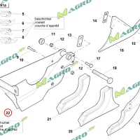 Корпус сошника без киля AC819970