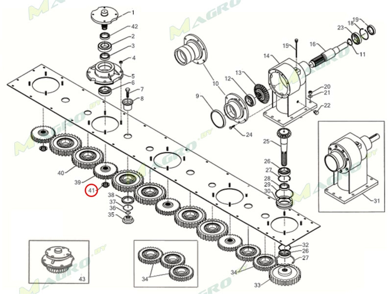 Гайка модуля 3703317
