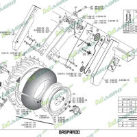 Ступица приводного колеса G22270281R