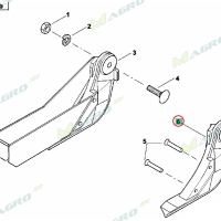 Киль сошника AC853622, оригинал