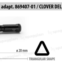 Сосковая резина для доильных аппаратов Spaggiari 0716 (треугольная)