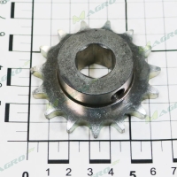 Звездочка  Z-15 AC834949, аналог, Украина (вместо AC834145 ведомая от коробки на шестигранном валу)