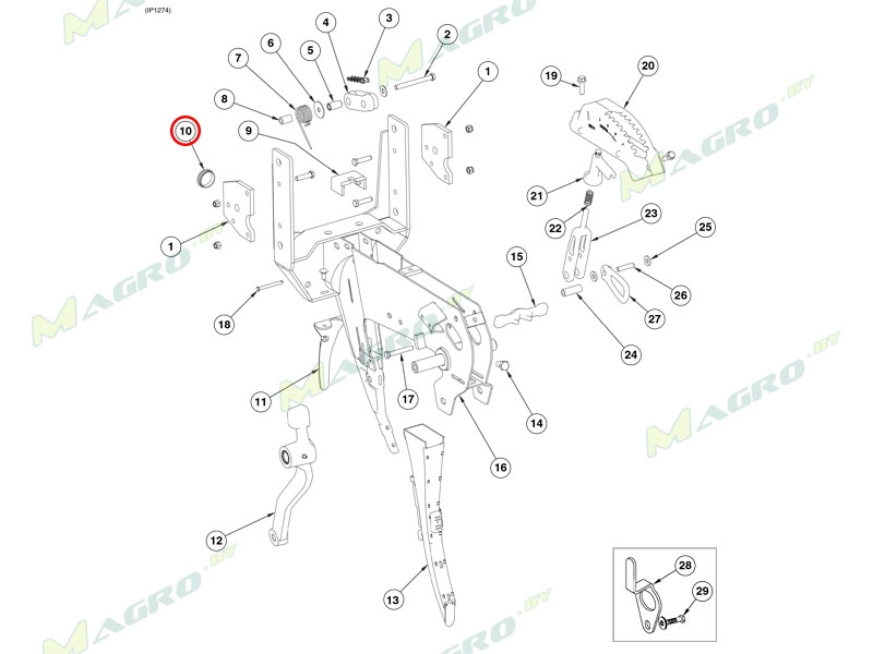Пылезащитная крышка G22836, металл (A22836, GD11845), Китай