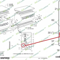 Шестерни конические (комплект 2+2) дозатора удобрений G20860126R1010195
