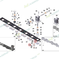 Шестерня Z=31 (1006) 4152034, 18032474 без подшипника (B0600103300M), аналог, CMR