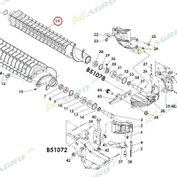 Валец малый в сборе 502109 (502101), аналог