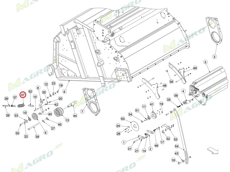 Пружина CSG00229, оригинал