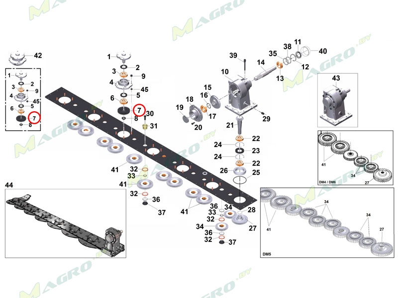 Шестерня модуля Z=30 (1008) 4152039 (18032484)