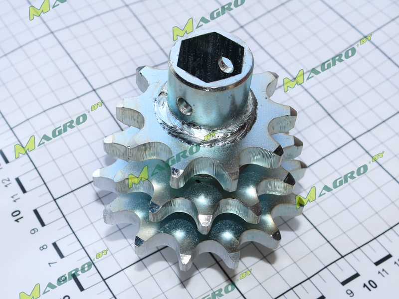 Блок звездочек 4325.с (10125024) (Z=10-12-14), аналог, Венгрия