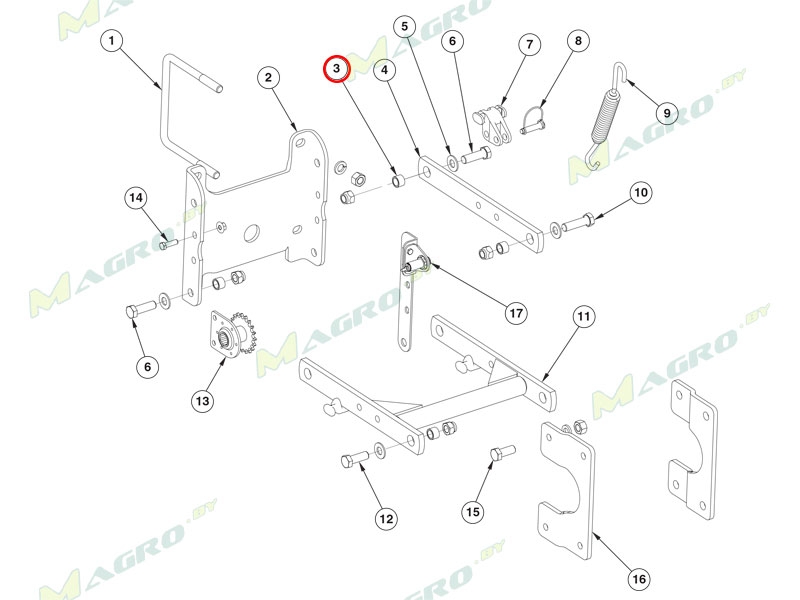 Втулка секции G23789 (A23789; GB0218 стар. обр.), Китай
