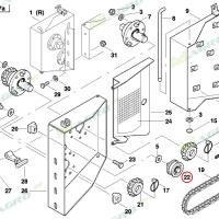 Ролик AC821090, аналог, Украина