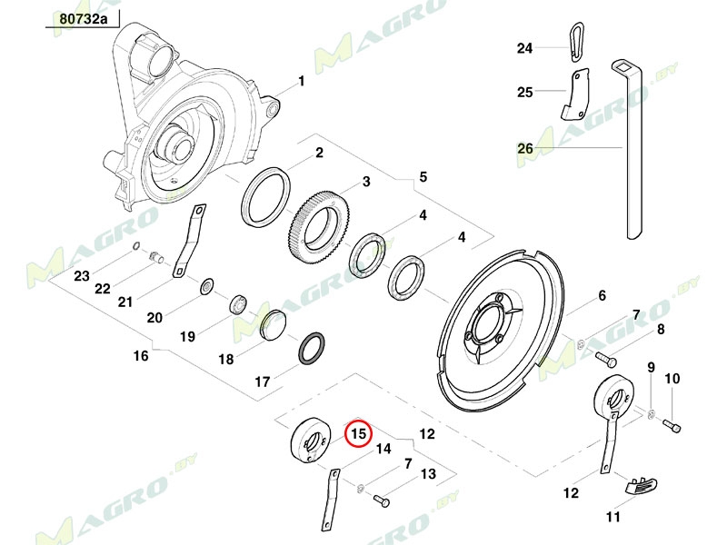 Кольцо AC819241, аналог, Украина