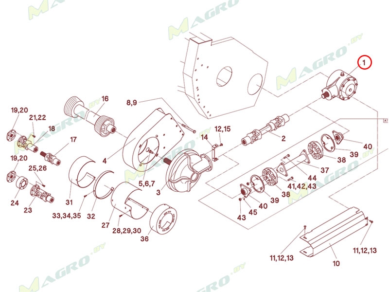 Редуктор 501575, оригинал