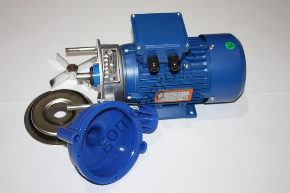 Насос молочный универсальный НМУ-6Г с нержавеющей тарелкой, 4-х лопастной крыльчаткой Насос молочный универсальный НМУ-6Г с нержавеющей тарелкой, 4-х лопастной крыльчаткой