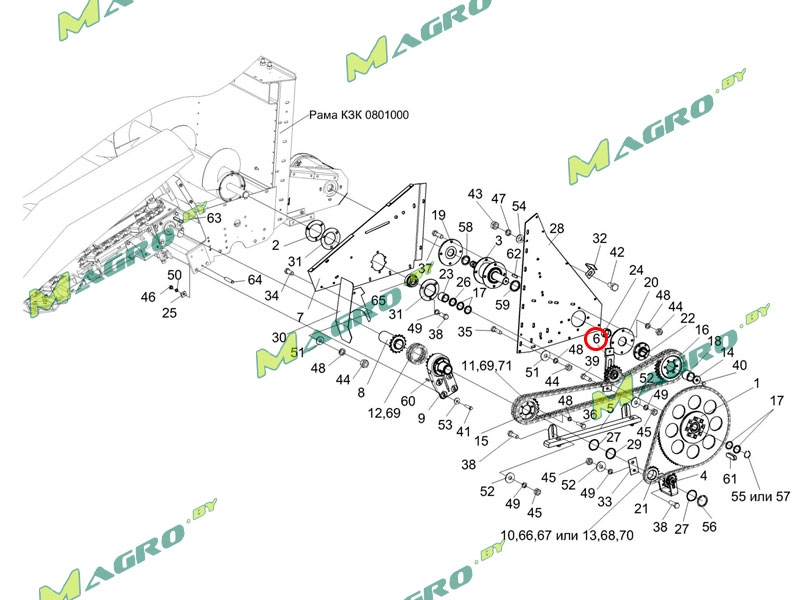 Устройство натяжное КПС-4-0524000, оригинал (1.322.209 вместо 1.306.104 или КП-6-0524601)