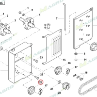 Звездочка коробки Z-16 AC820809