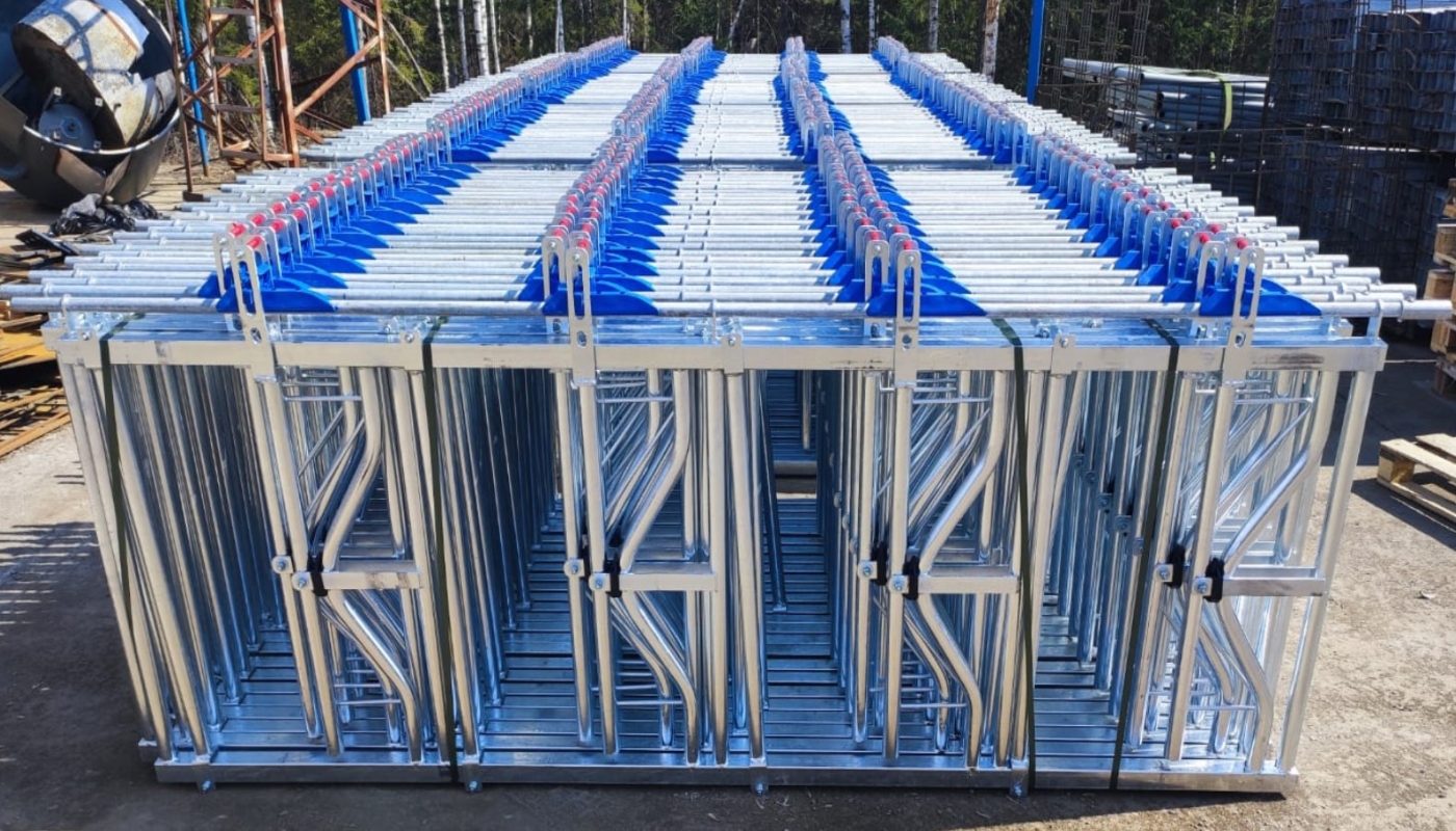 Ограждение кормового стола Хэдлок для КРС