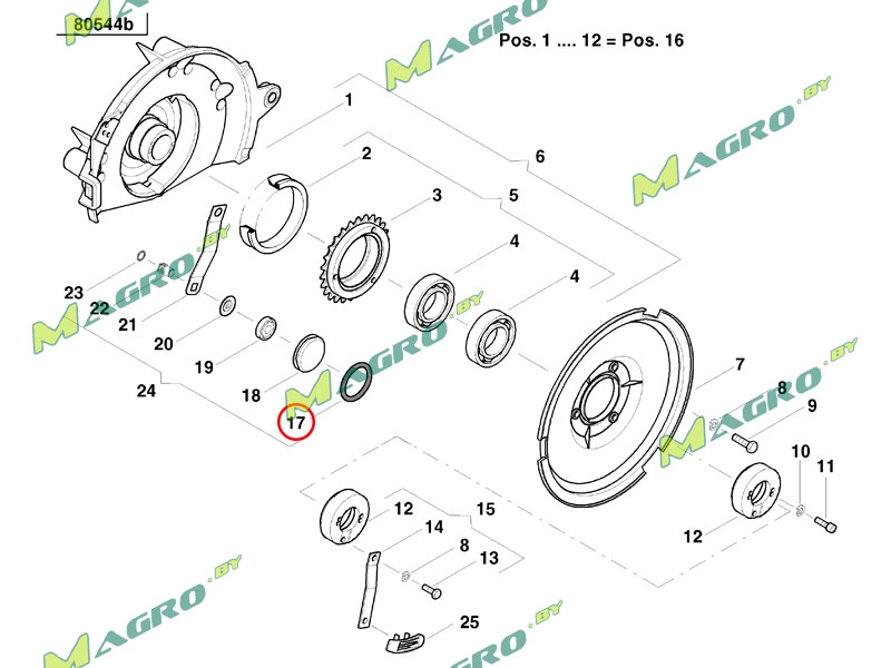 Кольцо AC682144, оригинал
