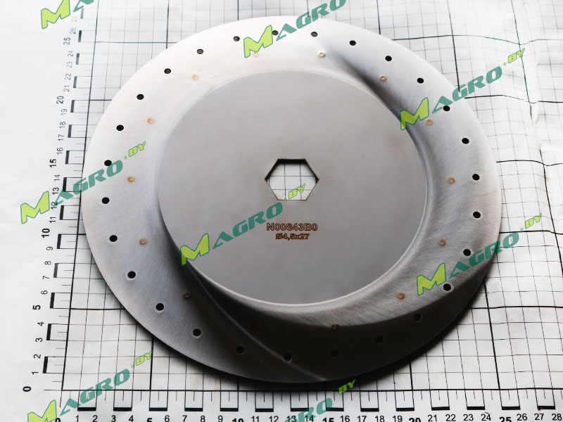 Диск высевающий 27x4,5 N00843B0, аналог, Россия