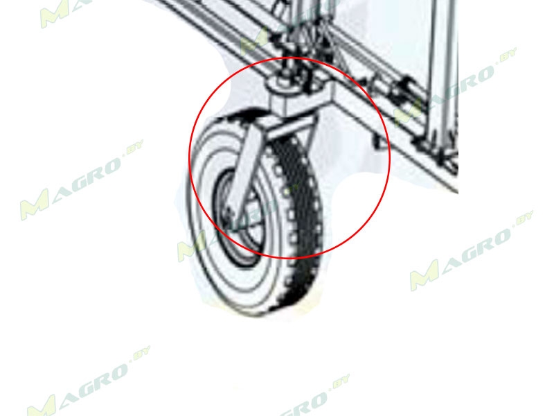 Вилка поворотная  (!!без оси!! ЗАКАЗАТЬ ОСЬ НУЖНО), оригинал