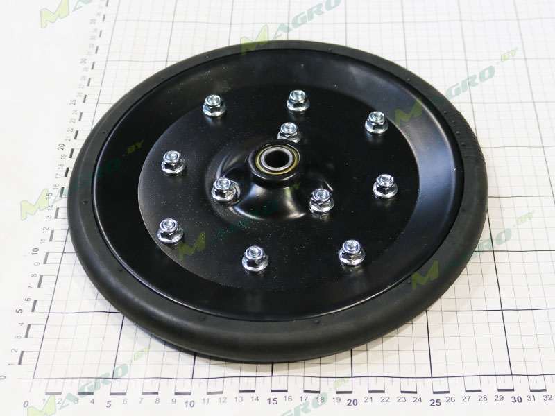 Прикатывающий ролик AA39968M (металл) 1x12" со ступицей в сборе 5203KYY2