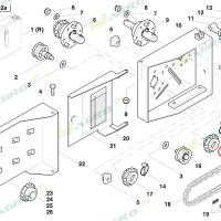 Звездочка коробки Z-16 AC820809