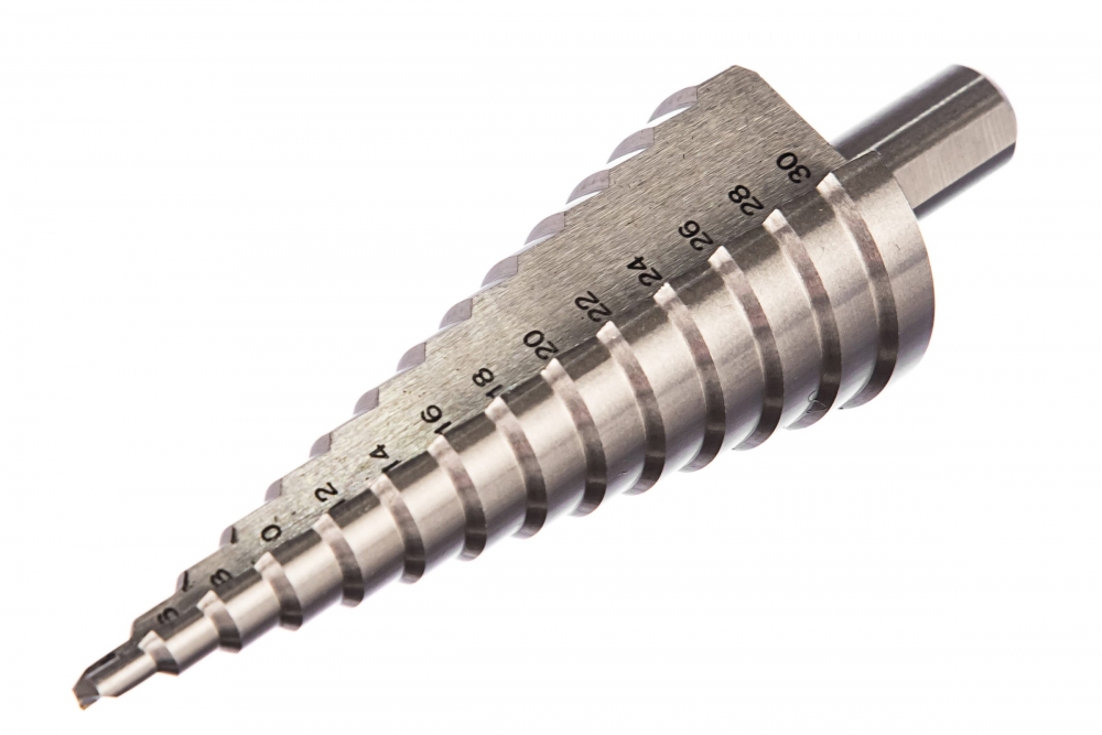 STAYER 4-30мм, 14 ступеней, сверло ступенчатое, сталь HSS