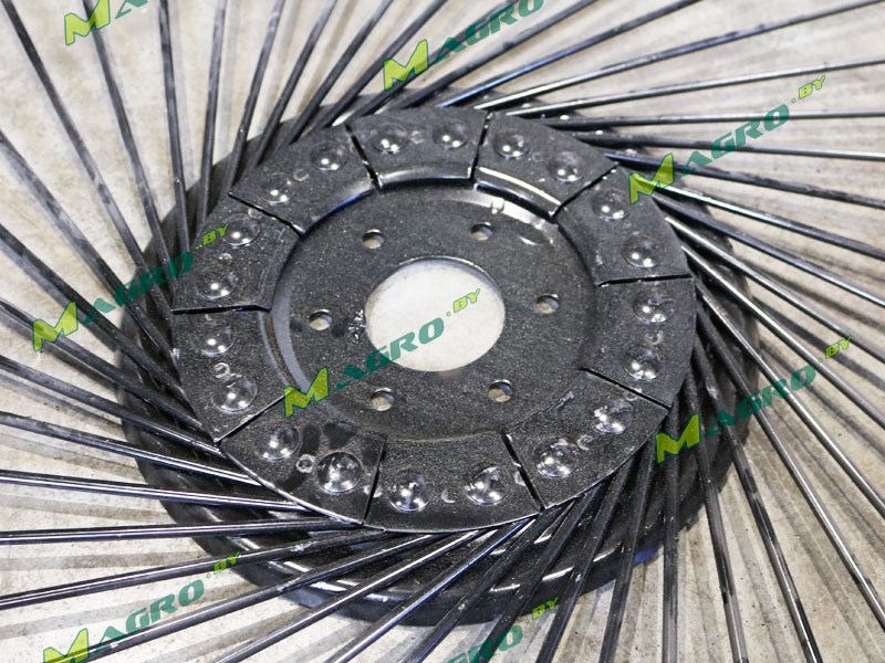 Колесо в сборе GRY-10 (7,5 мм.), (P40BK003 - 7,0мм) правое собств. пр-во.