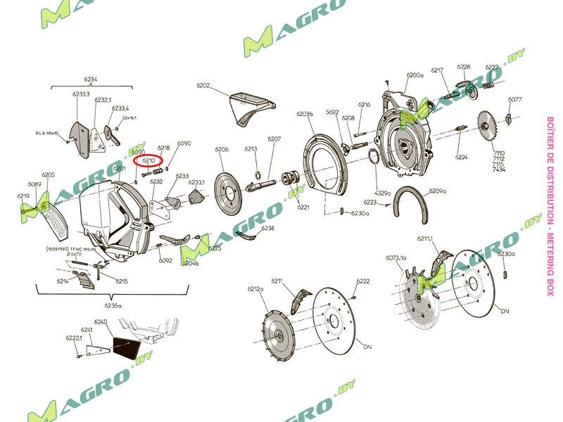 Селектор 6210 (40090026), аналог, Венгрия