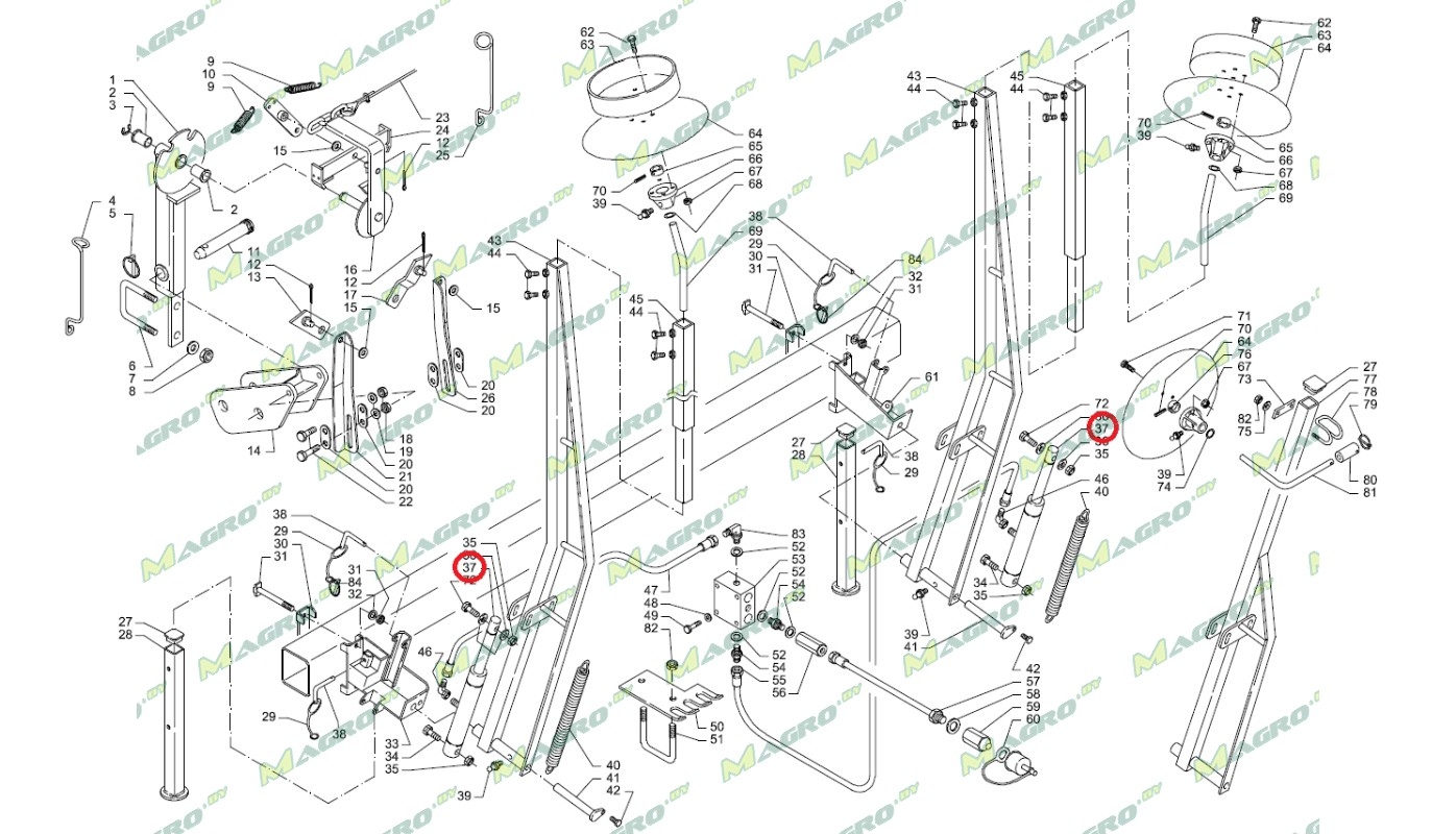 Гидроцилиндр 10046170, оригинал