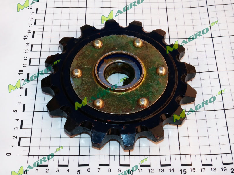 Звездочка ведомая пластиковая в сборе 1.321.457 (КПС-4-0510060), аналог, Венгрия
