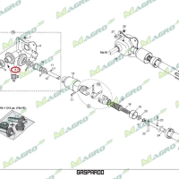 Шестерни конические редуктора 2+2 G22270389R,(РФ/тендер) аналог