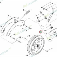 Диск сошника в сборе KL812084 (A139077732), аналог, Россия