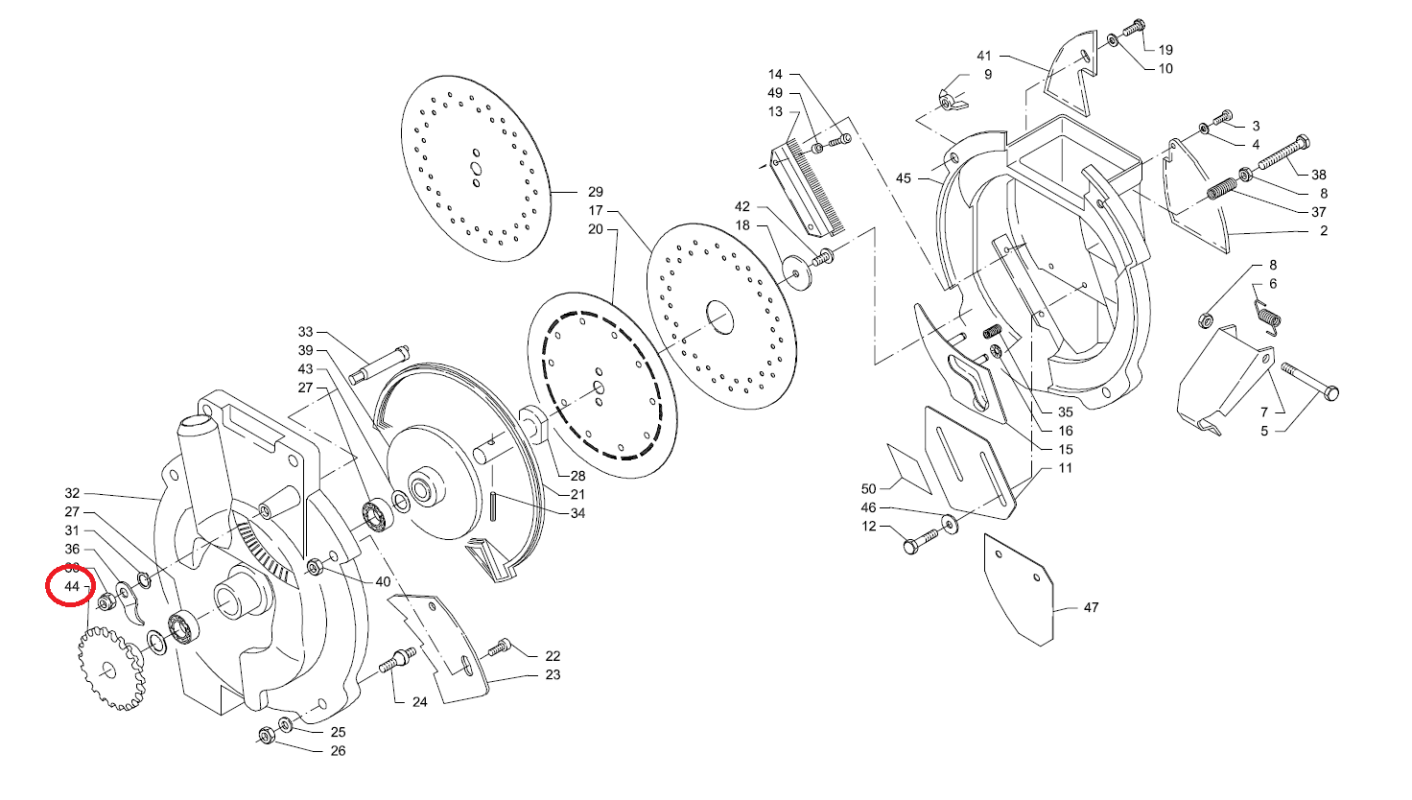 Звездочка распределителя Z=20 30031620, оригинал