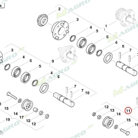 Ролик AC821090, аналог, Украина