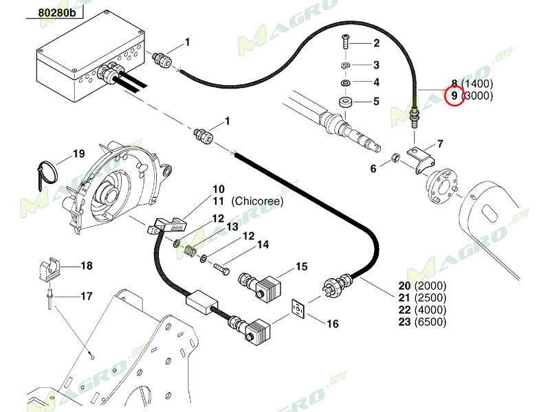 Датчик скорости AC820908, оригинал