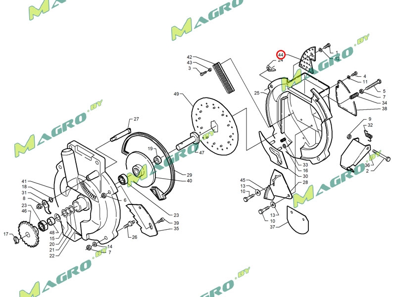 Окошко смотровое с отверстиями 10034137, PRV, Беларусь