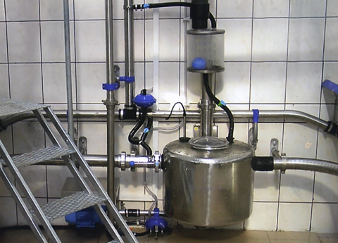 Доильный зал типа "Ёлочка" 2х12