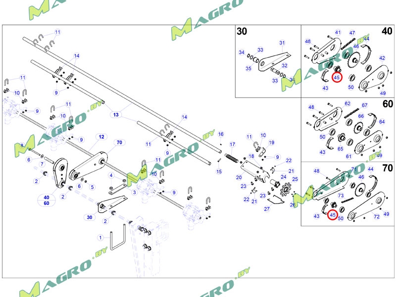 Звездочка Z=10 30503110, оригинал