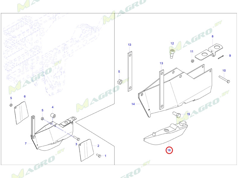 Сменный наконечник анкерного сошника 40292055, оригинал