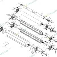 Блок звездочек Z=23-12/1" B034P0006R