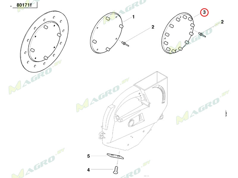 Ворошитель AC819903, аналог, Украина