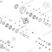Ролик AC821090, аналог, Украина